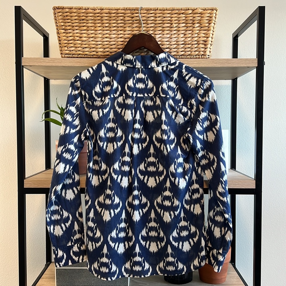 Talbots Lightweight Cotton Button Up, Button Down… - image 5